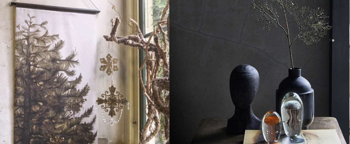 Velvet kerstposter december BePureHome | HKLiving Sculptuur